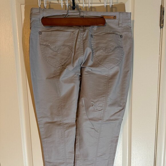 EUC Grey Crop Pant Size 12 - Picture 2 of 5